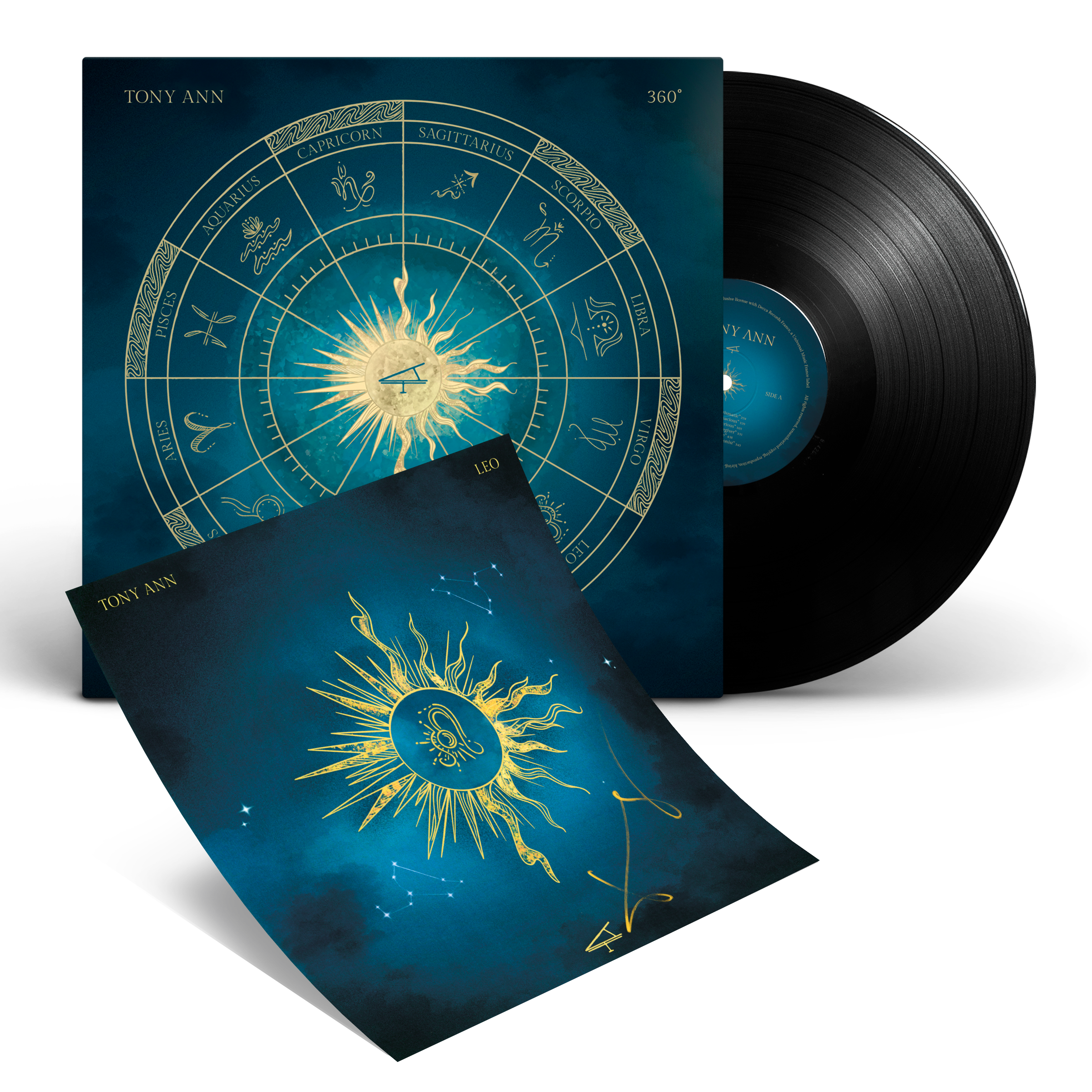 360° Vinyl & Signed Art Card