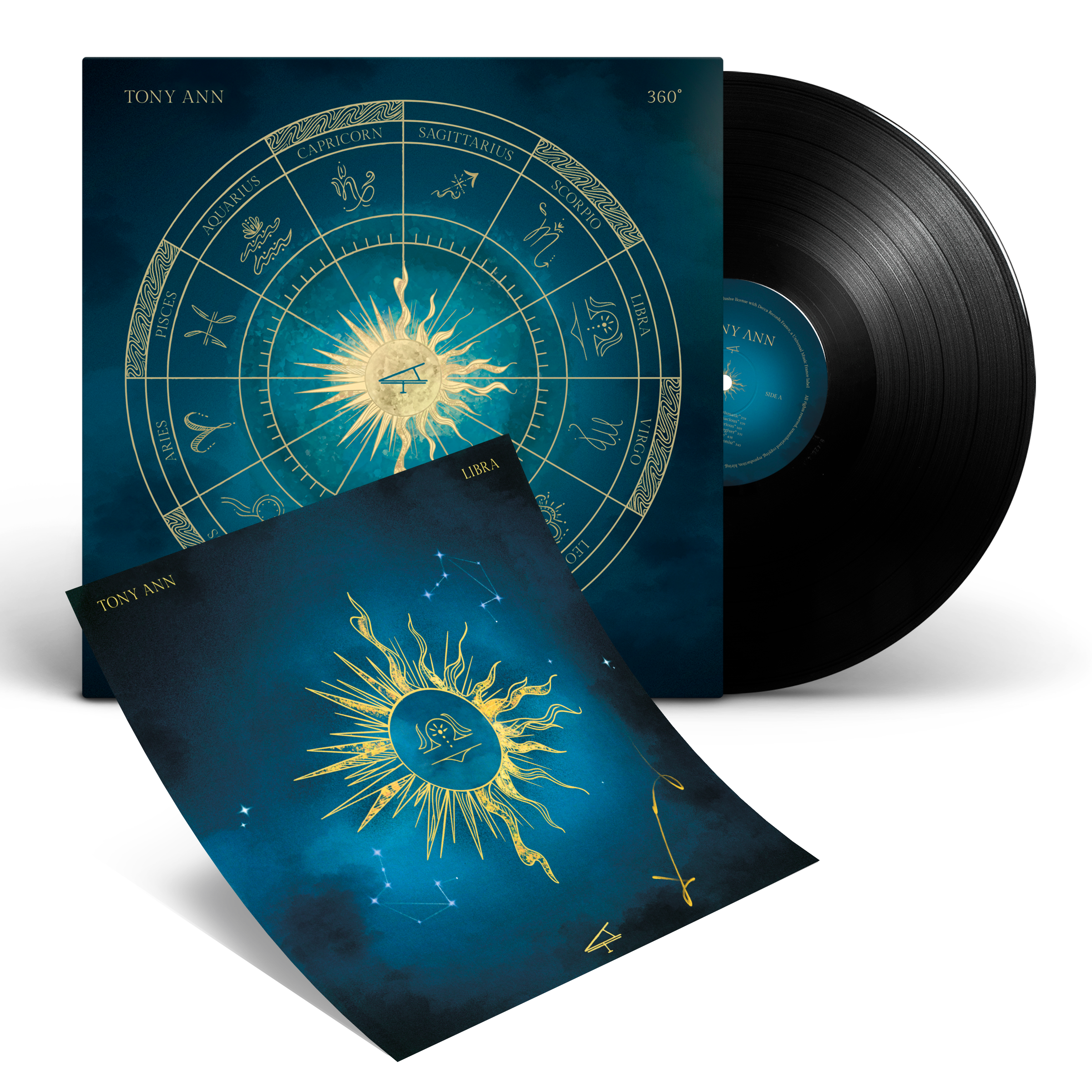 360° Vinyl & Signed Art Card