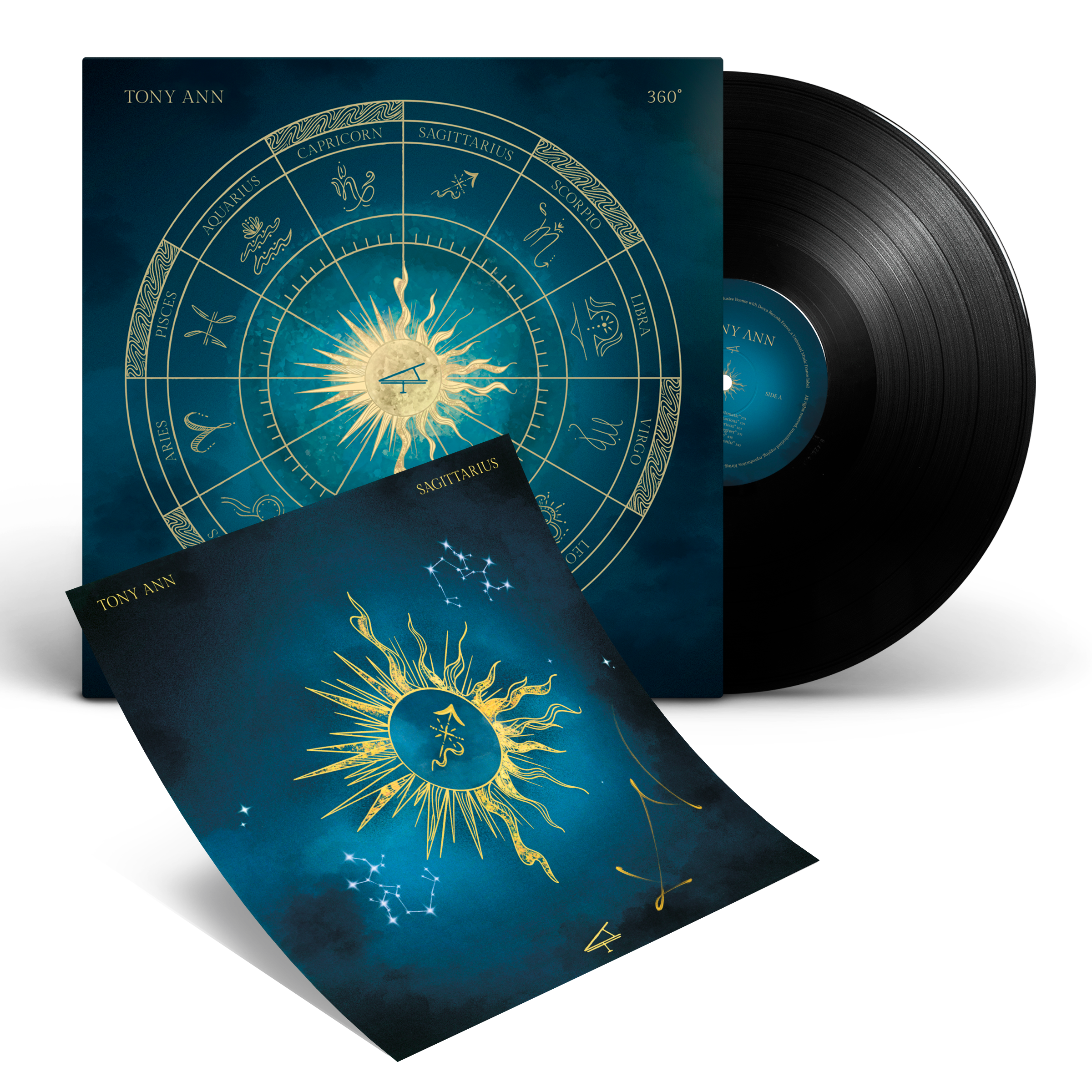 360° Vinyl & Signed Art Card