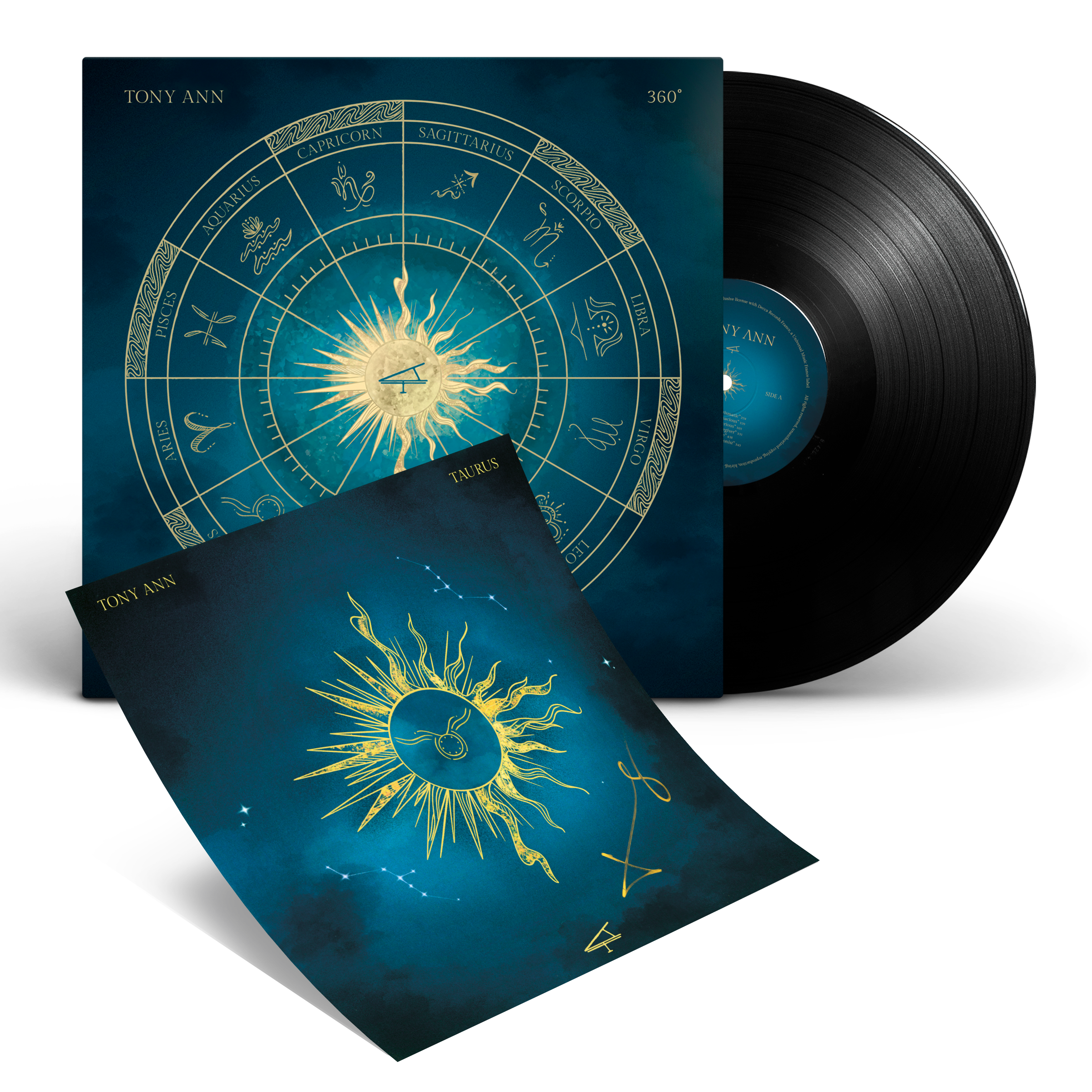 360° Vinyl & Signed Art Card